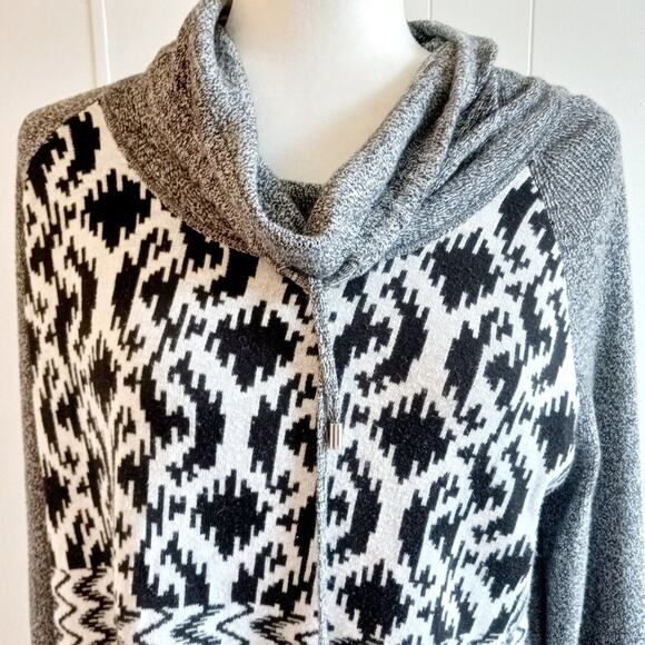 Ruby Rd. Drawstring Cowl Neck Sweater - Picture 2 of 6